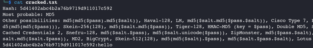 Viewing content of Output file